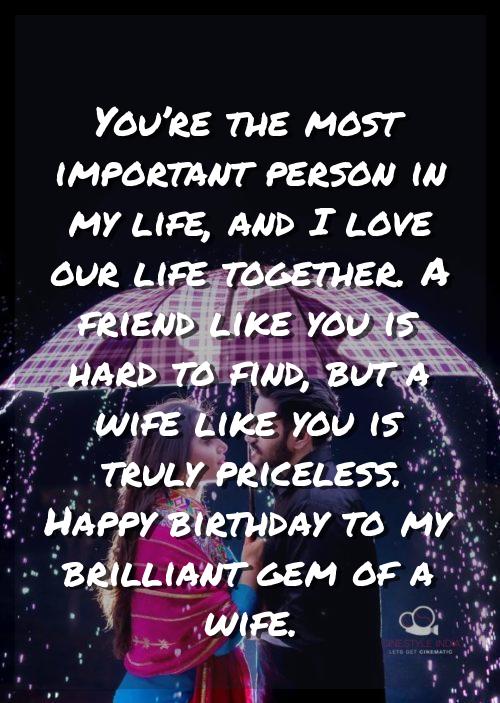 good quotes for wife birthday